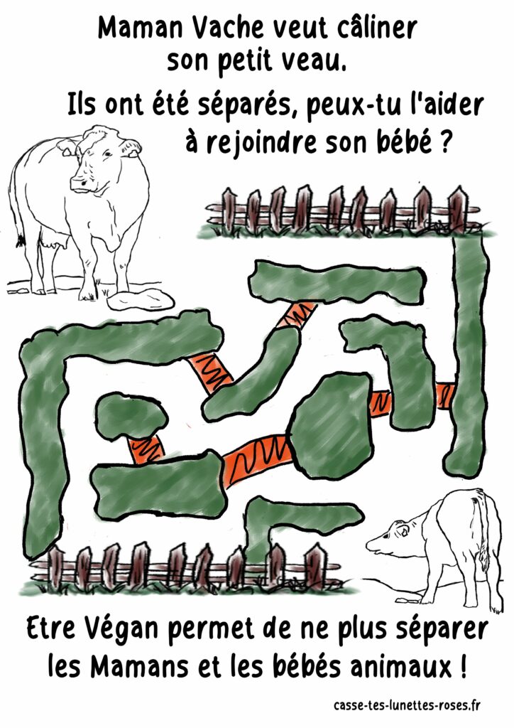 Labyrinthe Vache Veau